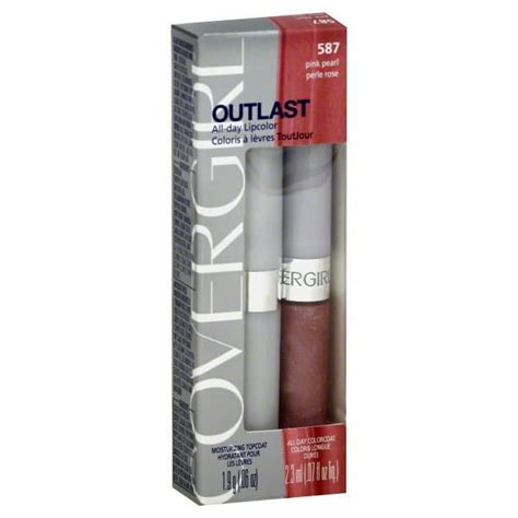 Covergirl Outlast All Day Lipcolor Pink Pearl 587 013 Oz Total