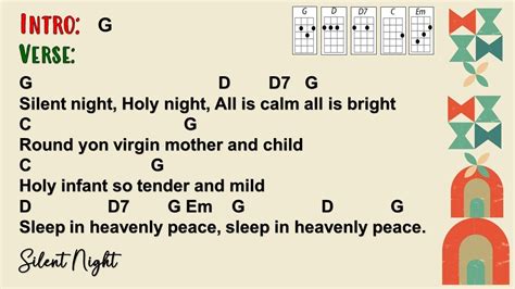 Silent Night Ukulele Play Along Youtube