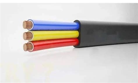 6 Sq Mm 3 Core Submersible Flat Copper Cables At 158 50 Meter In