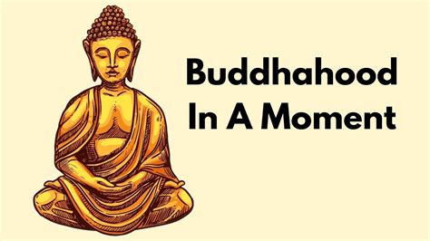 Buddhahood In A Moment Nichiren Buddhism Youtube