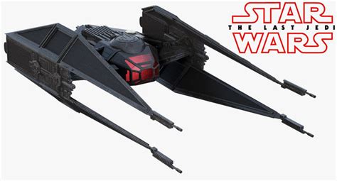 Star Wars Kylo Ren Tie Silencer 3d Model Cgtrader