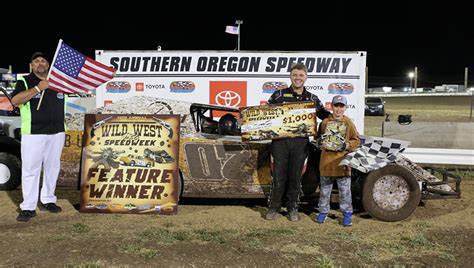 Morris Hustles To Imca Wild West Speedweek Win At Southern Oregon