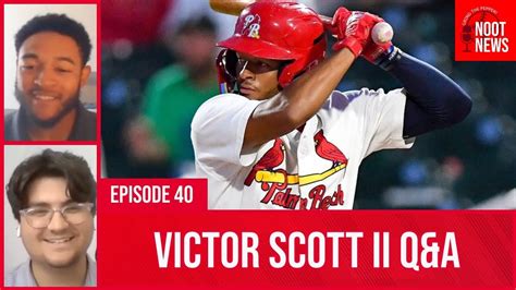 Interview With Cardinals Prospect Victor Scott Ii Youtube