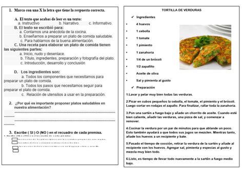 09 04 Ficha Del Texto Instructivo Pdf Cocinando Cocina