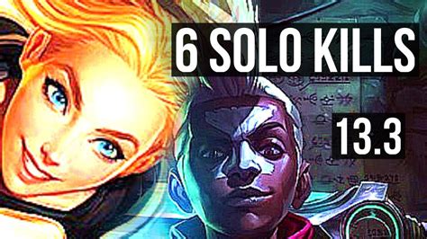 LUX Vs EKKO MID 10 1 14 6 Solo Kills 1 6M Mastery Godlike EUW