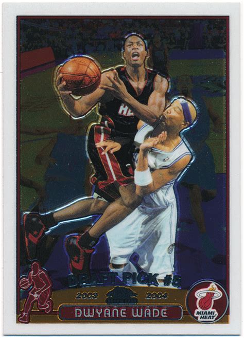 Yahoo Dwyane Wade Nba Topps Chrome Rc