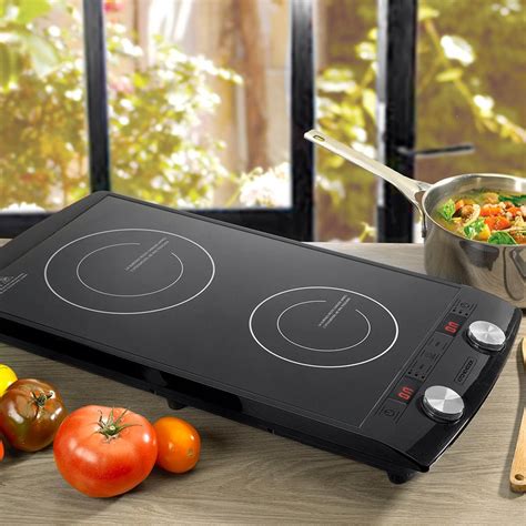 DOUBLE PLAQUE DE CUISSON A INDUCTION TACTILE AVEC AFFICHAGE LED INDUC2