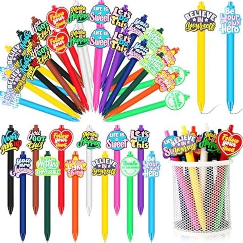 Amazon Spakon 100 Pcs Funny Colorful Pens Inspirational Quote