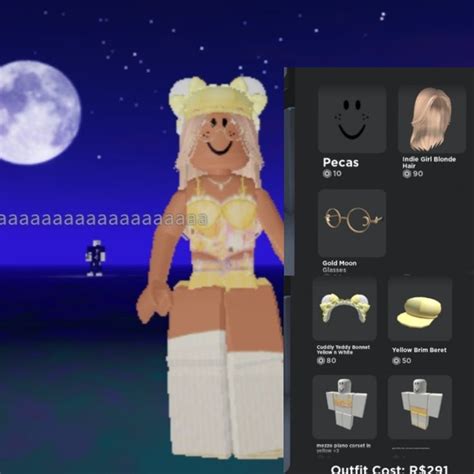 Yellow Aesthetic Roblox Outfits 291 Peces