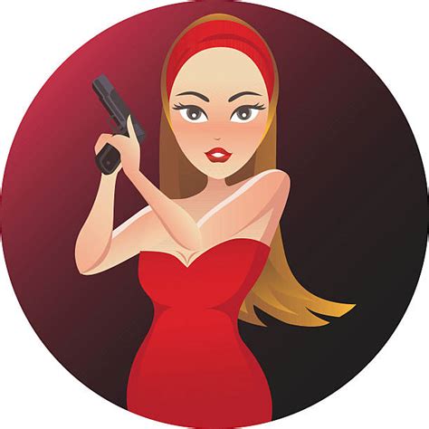 Bond Girl Cartoon Illustrations Royalty Free Vector Graphics And Clip