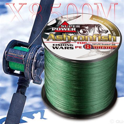 M Super Strong Japan Multifilament Pe Braided Green Fishing Line