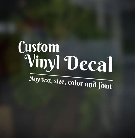 Custom Window Decal text/ Image/ Logo Create Your Own - Etsy