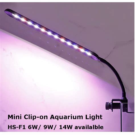 LED Aquarium Light 9W with Timer Dimmer - Aquarium Light and Aquarium Light LED