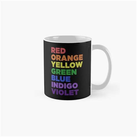 Color Theory Light Spectrum ROYGBIV All Colors Coffee Mug For Sale By