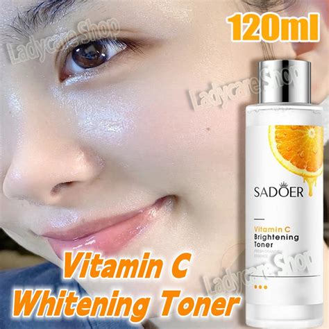 SADOER Whitening Toner With Vitamin C Serum Facial Toner Hydrating