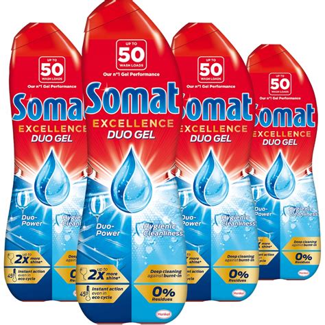 Somat Excellence Cleanliness Żel zmywarki 4x 900ml 12158648230