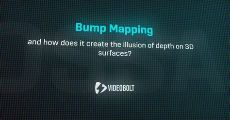 Bump Mapping - Motion Graphics Glossary - Videobolt.net