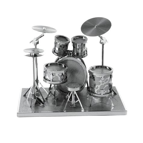 Fascinations | Metal Earth 3D Metal Model DIY Kits:: Metal Earth Drum Set 3D Model Kit