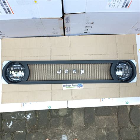 Promo GRILL JIMNY VARIASI FJ BABY CRUISER GRILLE KATANA EMBLM JEEP PNP