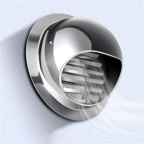 Xinyi3 1PC External Wall Stainless Steel Air Vent Grille Air Vent