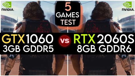 Gtx 1060 3gb Vs Rtx 2060 Super Test In 5 Games Huge Difference Youtube