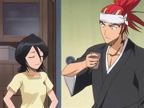 Anime Galleries Dot Net Abarai Renji And Kuchiki Rukia Bleach Renruki0029 Pics Images