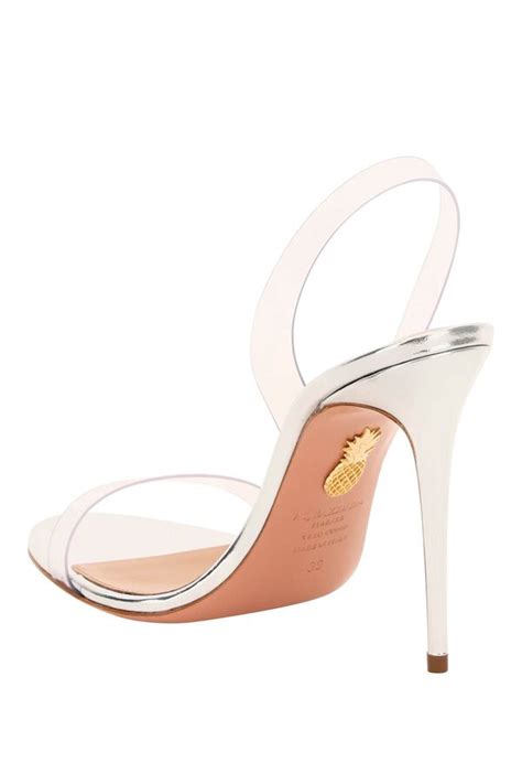 Buy AQUAZZURA Aquazzura So Nude Plexi Sandals At 35 Off Editorialist