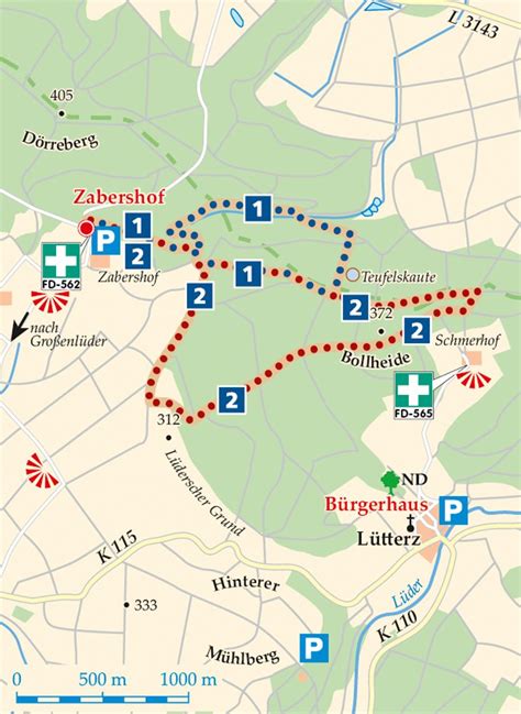 Rhön Rundweg 1 Großenlüder Rhönführerde