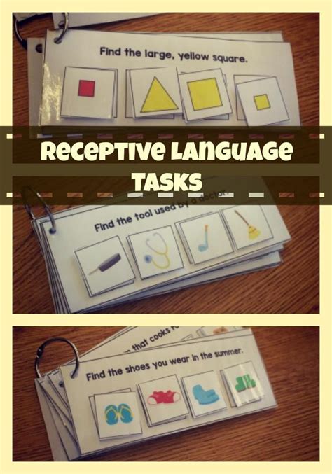 Interactive Receptive Language Tasks The Autism Helper Receptive Language Activities