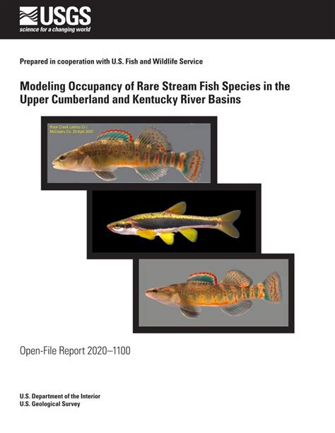 Pdf Ofr20201100pdf Modeling Occupancy Of Rare Stream Fish