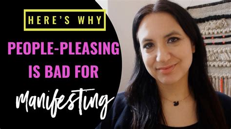 Why People Pleasing Is Bad For Manifesting Youtube