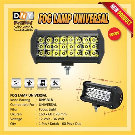 PCS Lampu Sorot Kabut Fog Lamp Foglamp Work Kerja Alat Berat