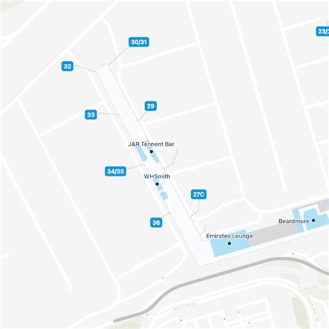 Glasgow Airport Map | GLA Terminal Guide