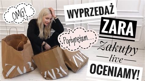 Haul I Mierzymy Zara Zakupy Na Wyprzeda Y Youtube