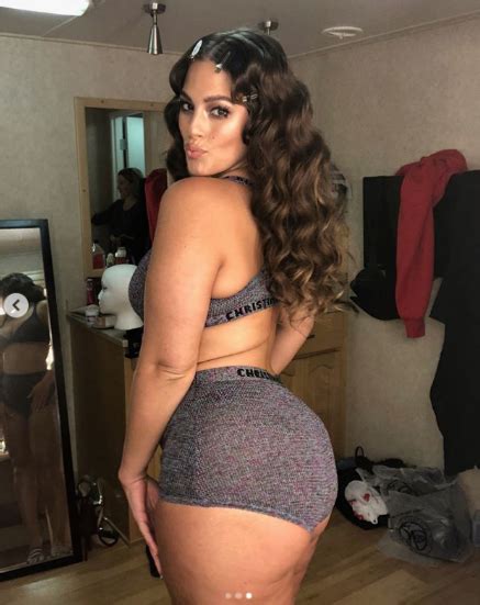 Ashley Graham Big Fat Ass Grey Bra And Panties 3 DrunkenStepFather