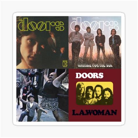 "the doors album covers" Sticker for Sale by MckennaSipes | Redbubble