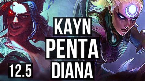 Kayn Vs Diana Jng Penta 1328 500 Games 10m Mastery Euw