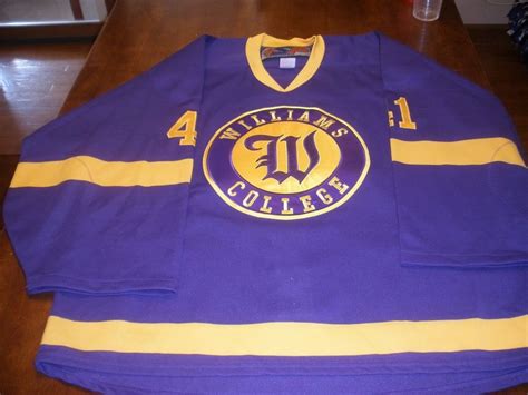 Williams College Game Ready Road Hockey Jersey 41 Size Sp 56g Cool D3