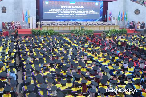 Unila Luluskan Wisudawan Periode Ii Tahun Teknokra