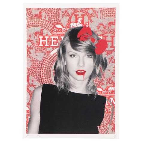 Death Nyc Pop Art Graphic Print Featuring Taylor Swift And Hermes Ebth