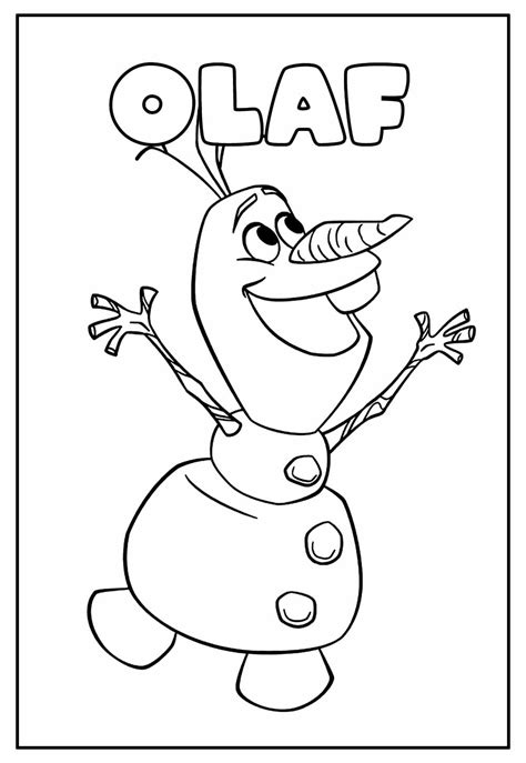 Desenhos De Olaf Para Colorir Bora Colorir