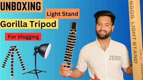 Best Gorilla Tripod Unboxing Review Gorillapod For Vlogging And