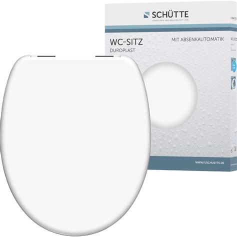 Sch Tte Wc Sitz White Duroplast Mit Absenkautomatik Kaufen Bei Obi