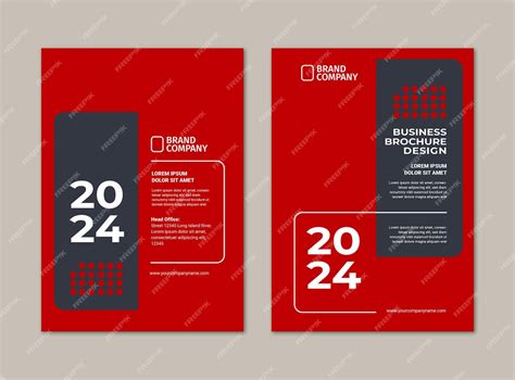 Premium Vector Annual Report Cover Business Brochure Corporate Template Design