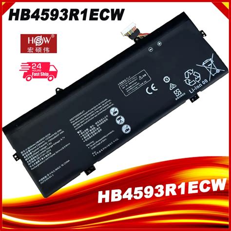 HB4593R1ECW Battery For Huawei Matebook 14 X Pro KPL W00 KLV W29C MACH