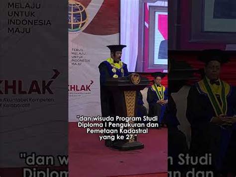 WISUDA STPN MENTERI ATR KEPALA BPN LULUSAN AKAN MENJADI AGEN