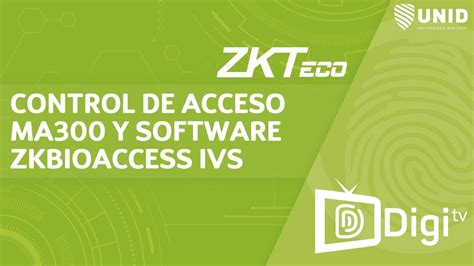 CONTROL DE ACCESO MA300 Y SOFTWARE ZKBIOACCESS IVS ZKTECO YouTube