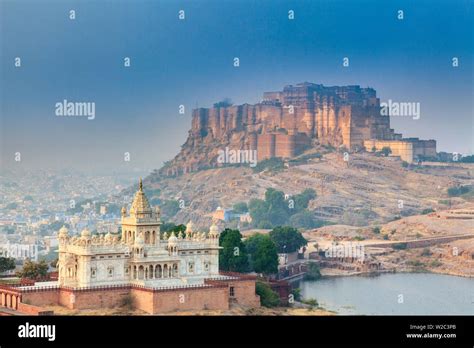 india rajasthan jodhpur jaswant thada temple  mehrangarh fort