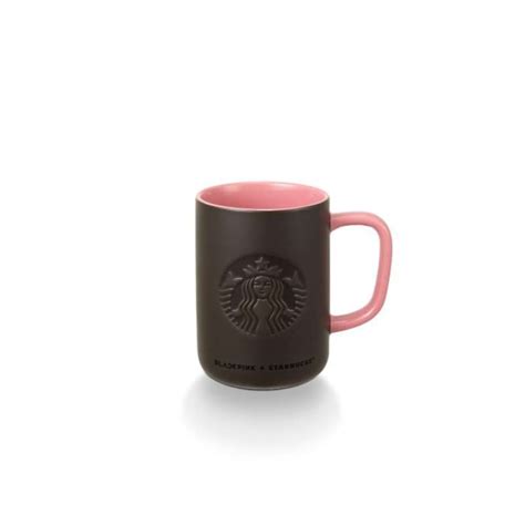 Promo Starbucks X Blackpink Black Mug Jennie Gelas Jisoo Lisa Rose