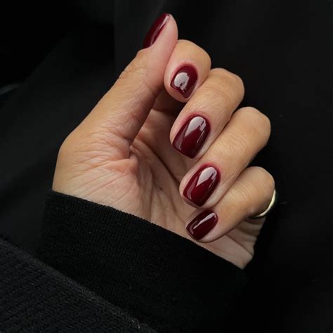 9 Deep Red Nail Colour Ideas I'm Saving For My Autumn Manicure | Who ...